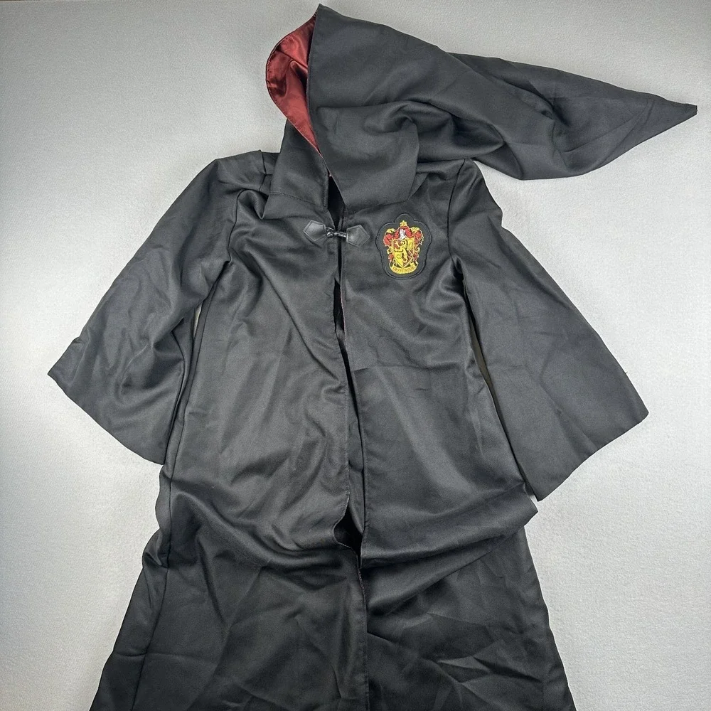 Harry Potter Gryffindor Wizard School Hooded Robe Cape Child Size Large